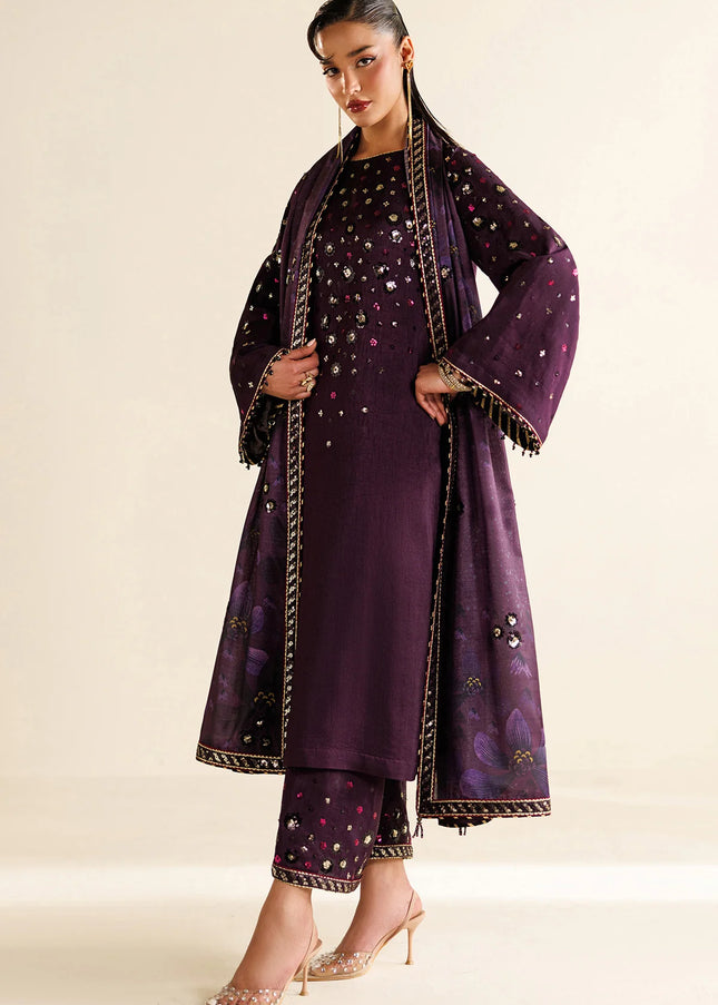 Jazmin | Embroidered Raw Silk UR-7063