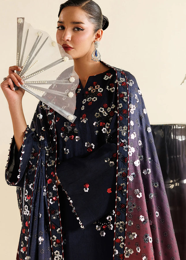 Jazmin | Embroidered Raw Silk UR-7064