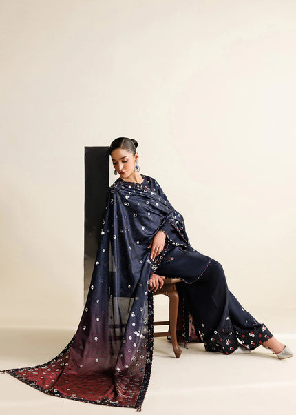 Jazmin | Embroidered Raw Silk UR-7064