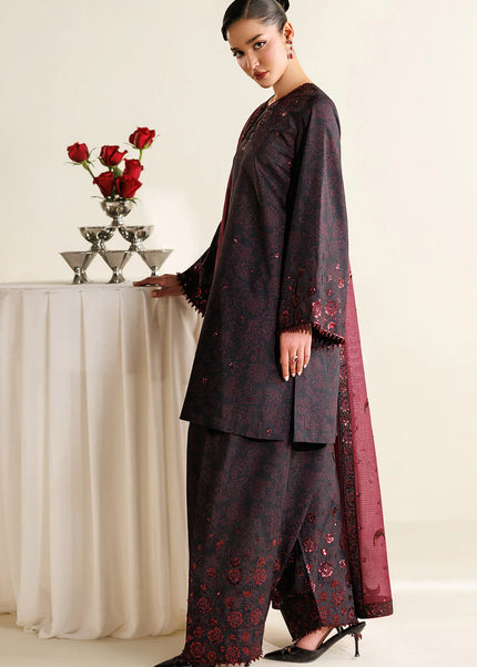 Jazmin | Embroidered Raw Silk UR-7068