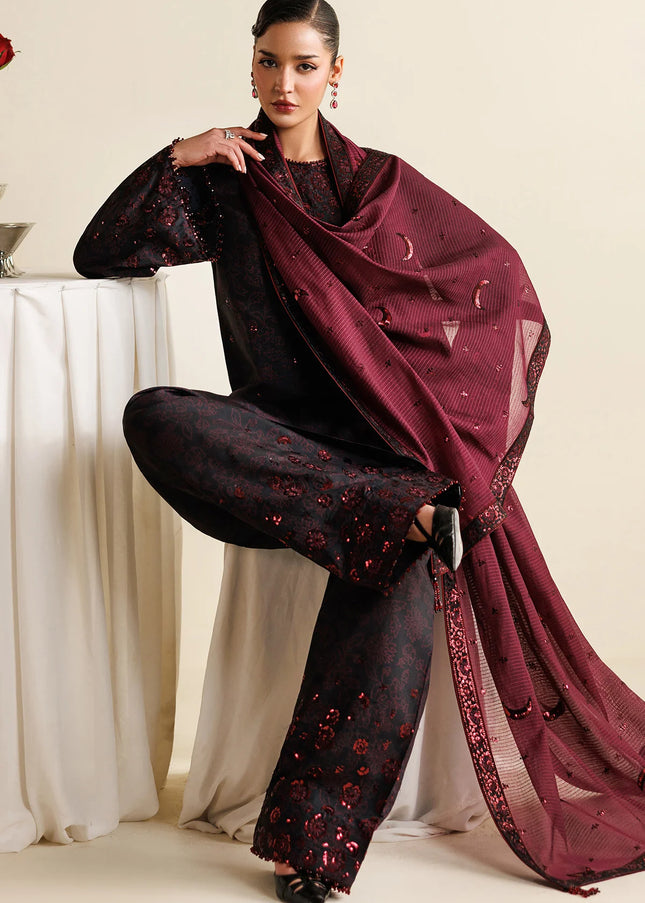 Jazmin | Embroidered Raw Silk UR-7068