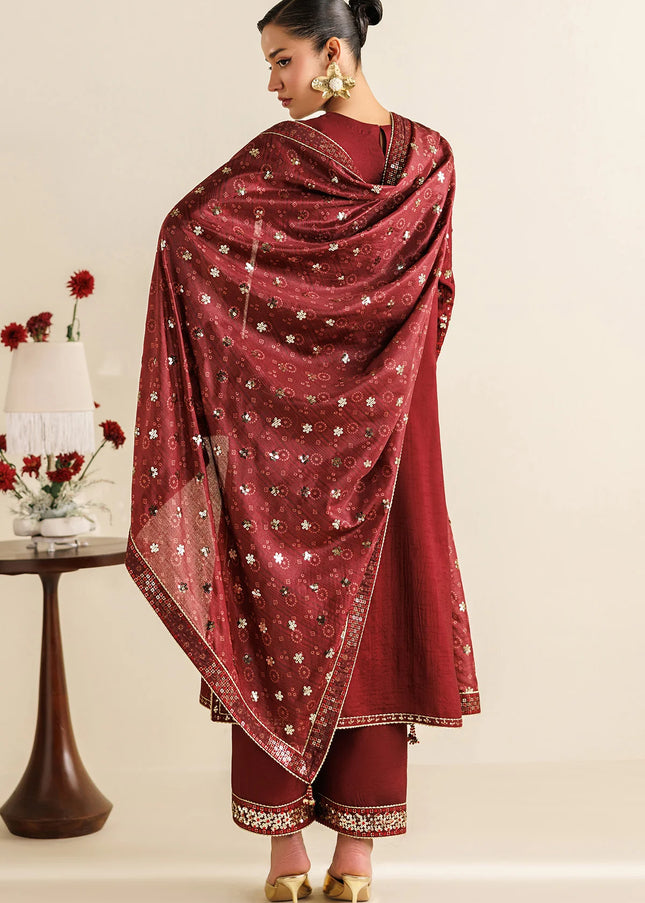 Jazmin | Embroidered Raw Silk UR-7070
