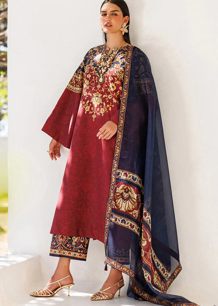 Jazmin | Digital Printed Lawn - USE-9309