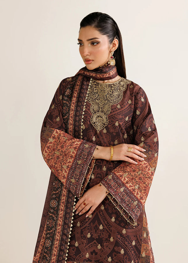 Jazmin | Embroidered Raw Silk UR-7090