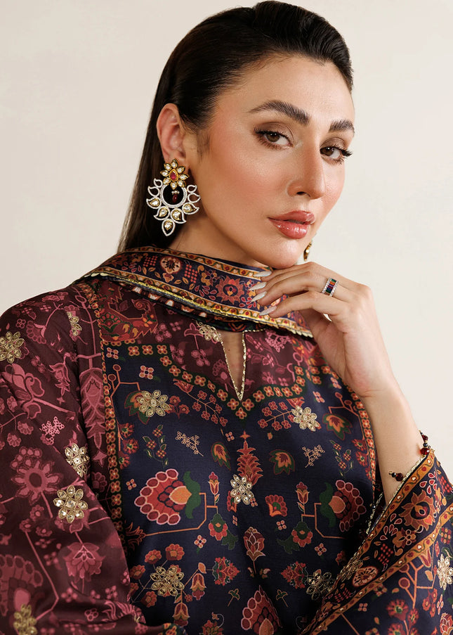 Jazmin | Embroidered Raw Silk UR-7089