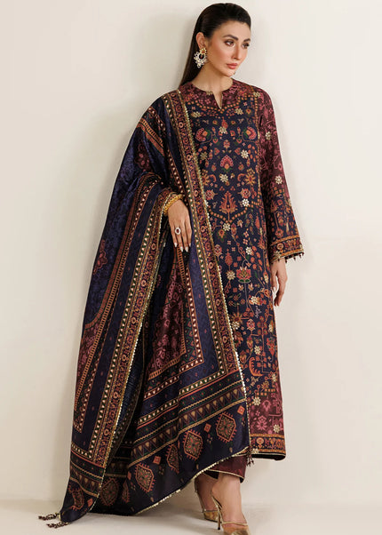 Jazmin | Embroidered Raw Silk UR-7089