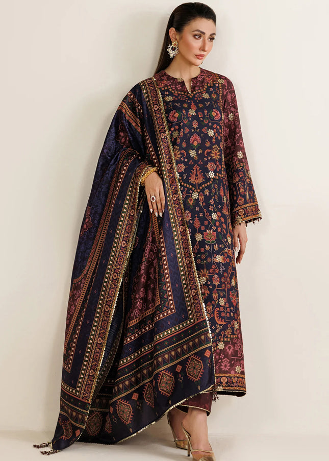 Jazmin | Embroidered Raw Silk UR-7089