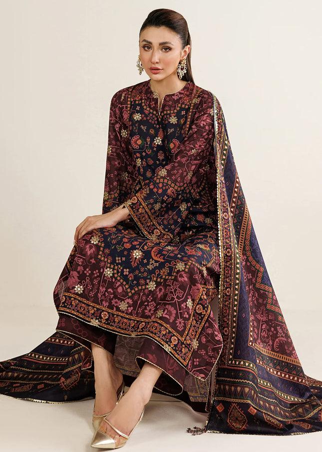 Jazmin | Embroidered Raw Silk UR-7089
