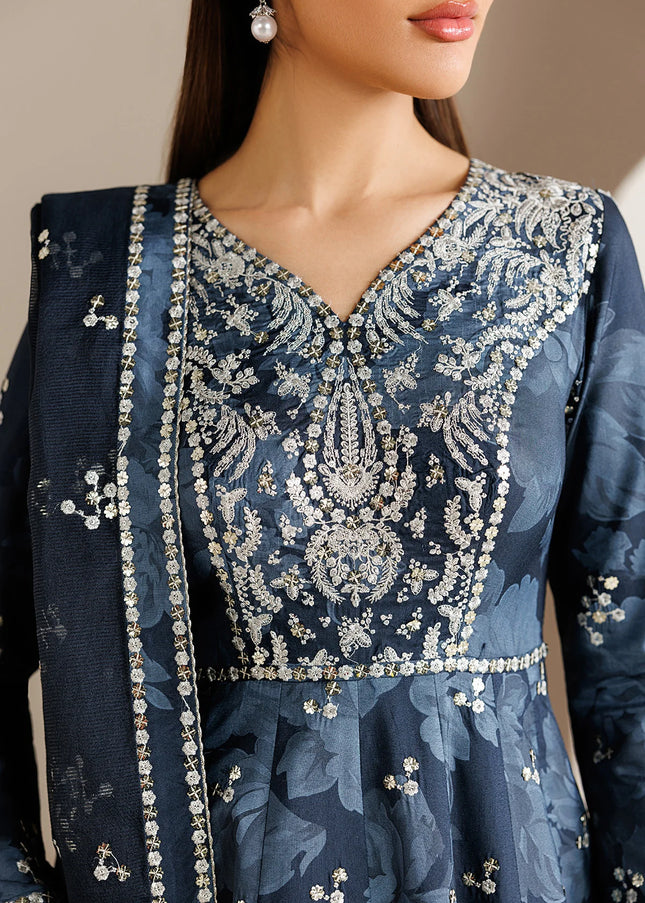 Jazmin | Embroidered Raw Silk UR-7086