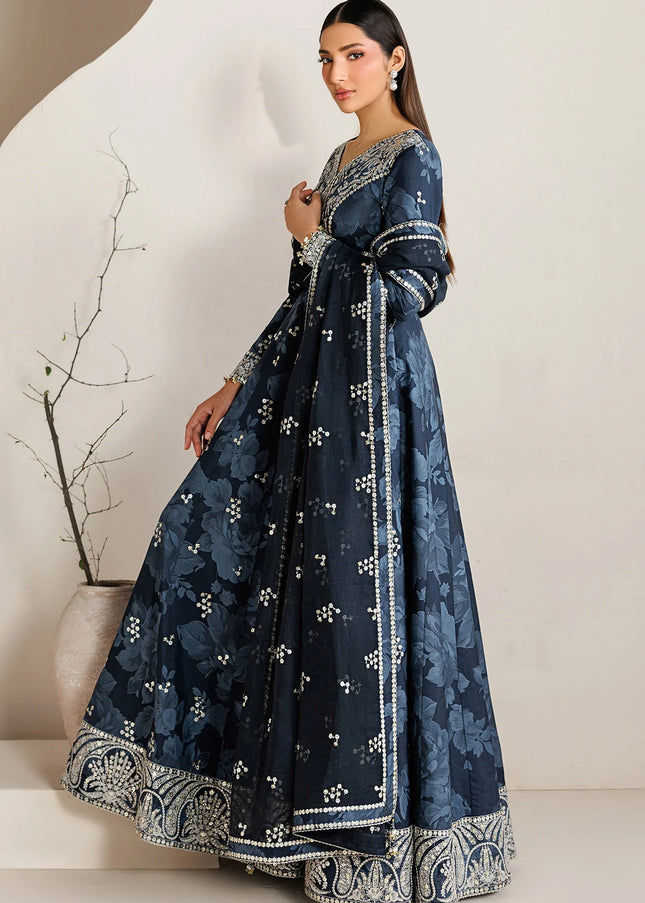 Jazmin | Embroidered Raw Silk UR-7086