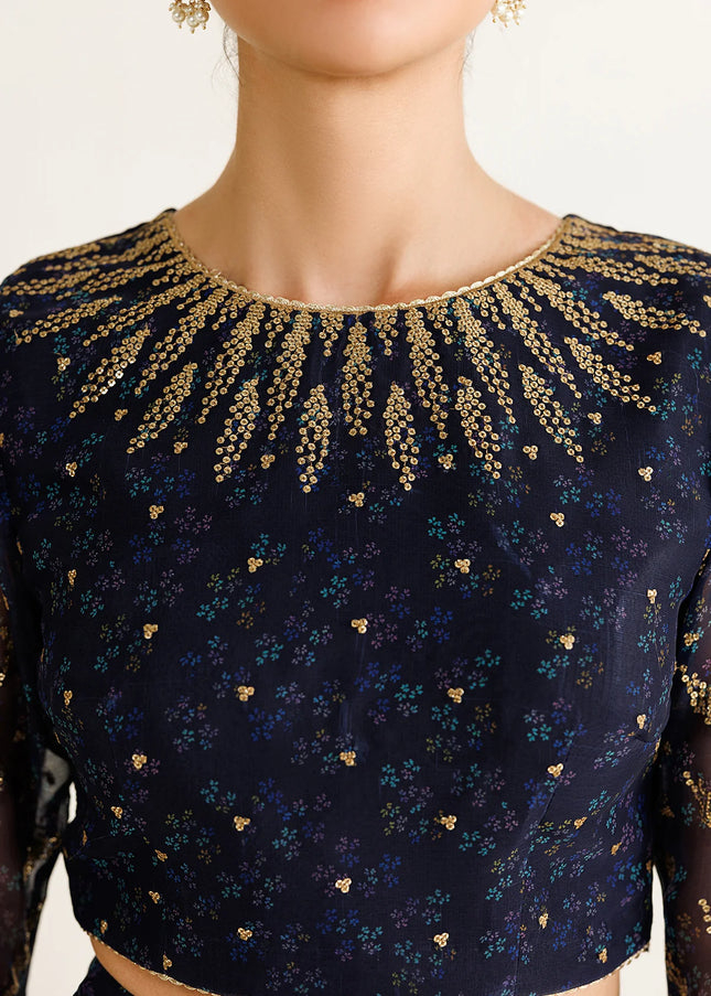 Jazmin | Embroidered Chiffon UC-3103