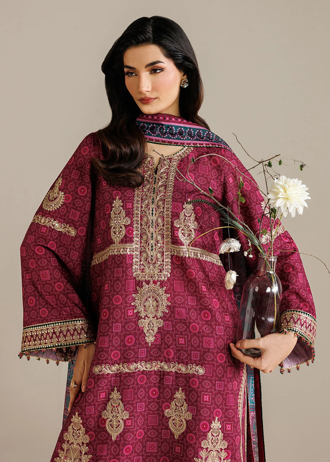 Jazmin | Embroidered Raw Silk UR-7074