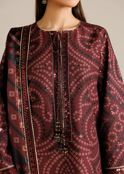 Jazmin | Embroidered Raw Silk UR-7079