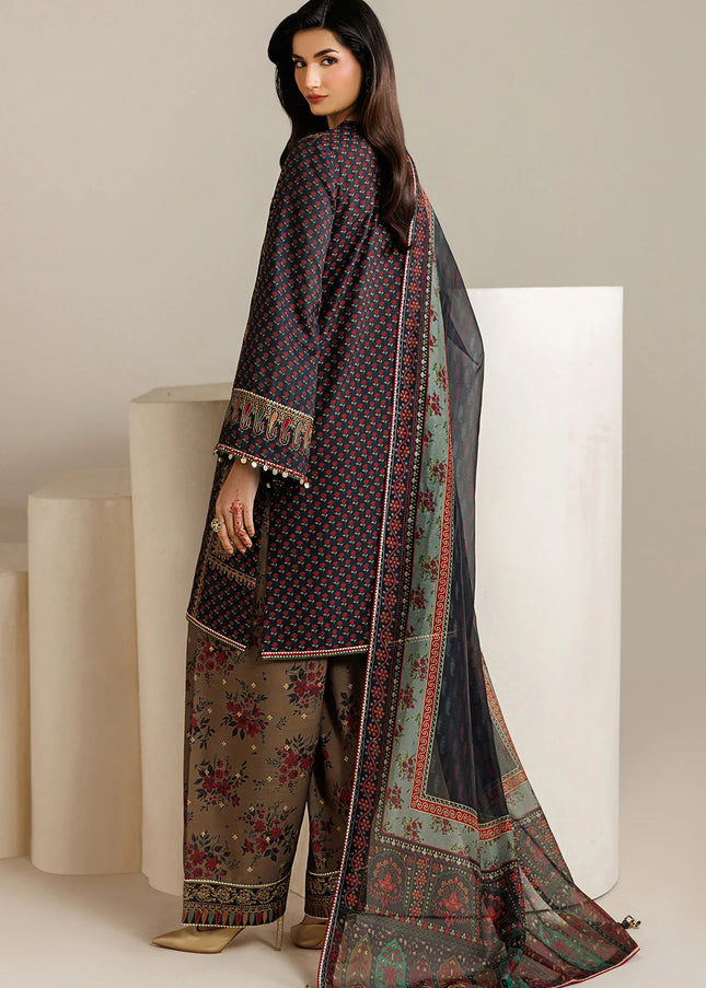 Jazmin | Embroidered Raw Silk UR-7078