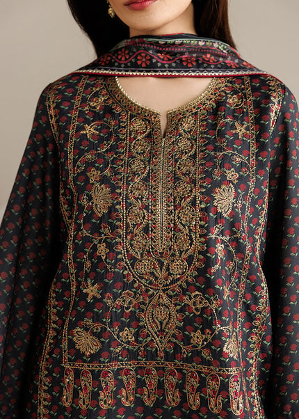 Jazmin | Embroidered Raw Silk UR-7078