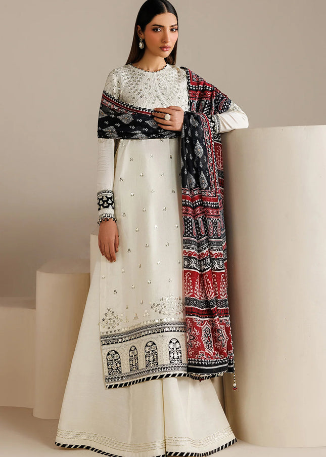 Jazmin | Embroidered Raw Silk UR-7080