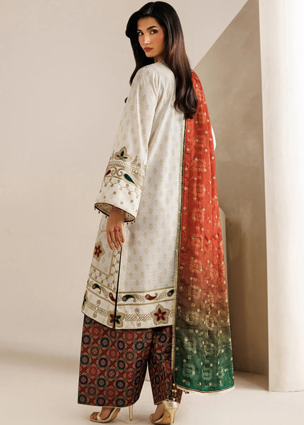Jazmin | Embroidered Raw Silk UR-7085