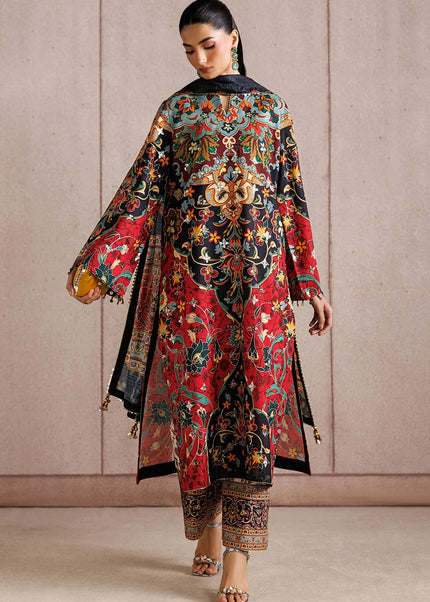 Jazmin | Embroidered Raw Silk UR-7083