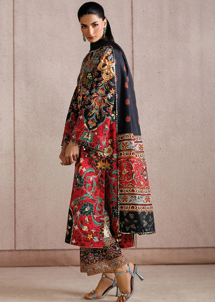 Jazmin | Embroidered Raw Silk UR-7083