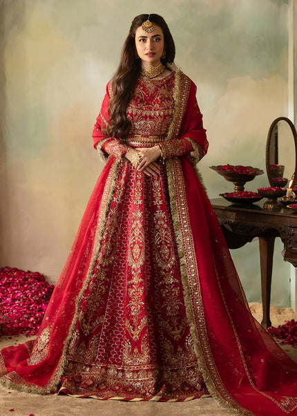 Saad Shaikh | Elena Wedding Formals - Cerise