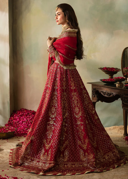 Saad Shaikh | Elena Wedding Formals - Cerise