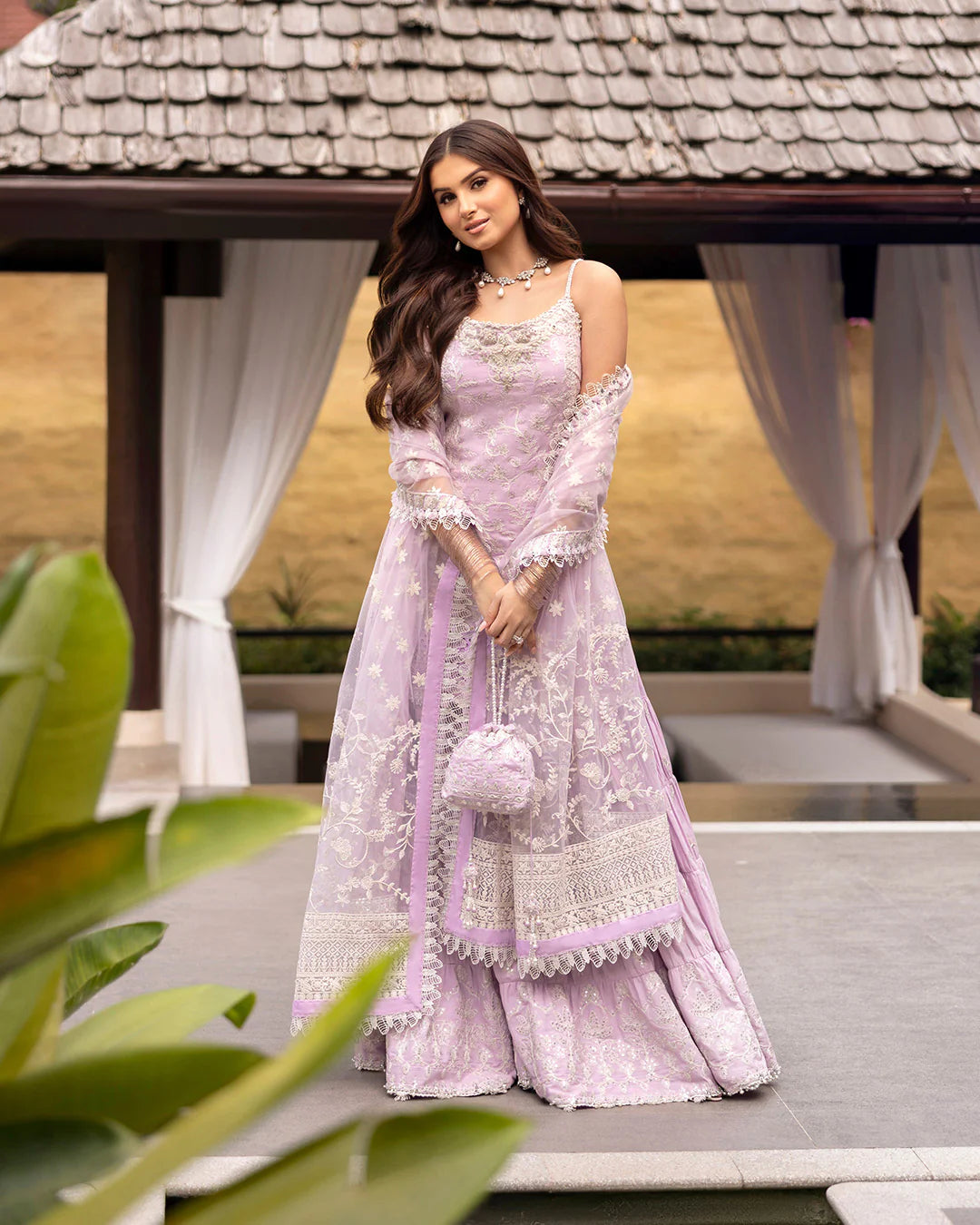 faiza saqlain purple dress Ready to Ship women and men Faiza Saqlain