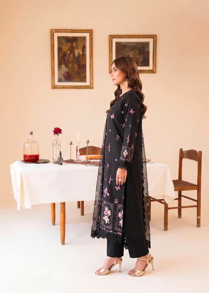 Faiza Faisal | Fnf Prints 2 - Floral Noir