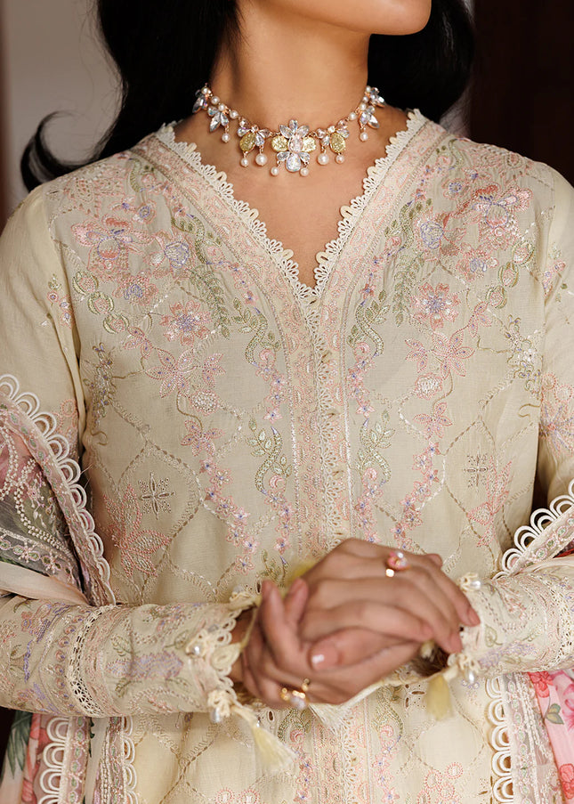 Emaan Adeel | Mirabelle Festive Lawn - Blossom Bliss