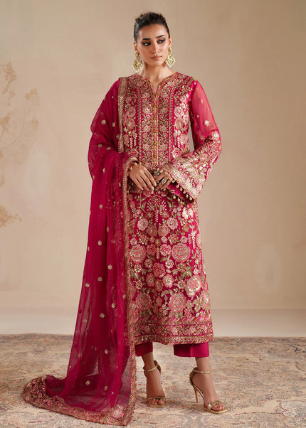 Baroque | Embroidered Chiffon UF-4363