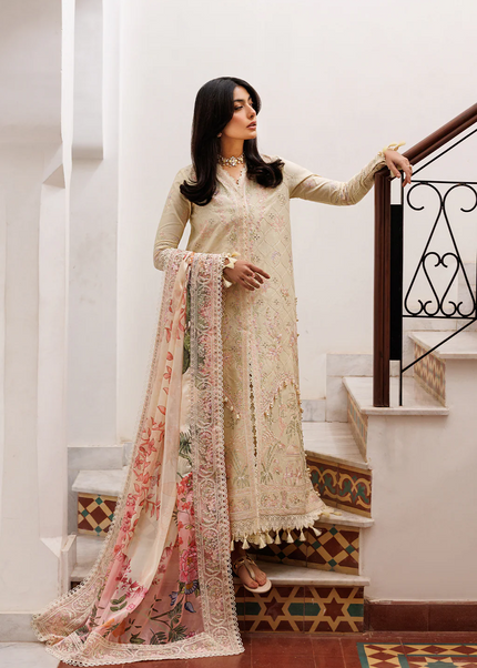 Emaan Adeel | Mirabelle Festive Lawn - Blossom Bliss