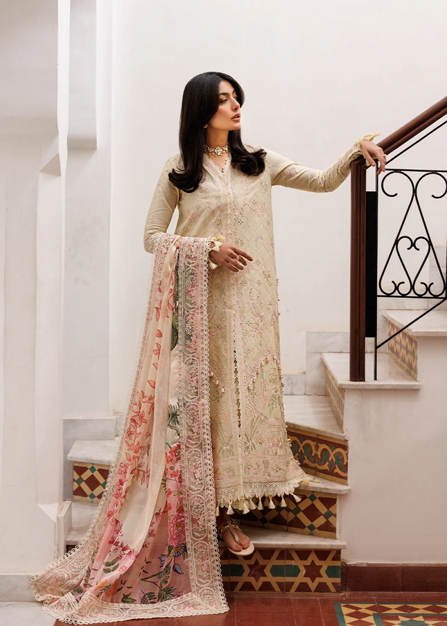 Emaan Adeel | Mirabelle Festive Lawn - Blossom Bliss