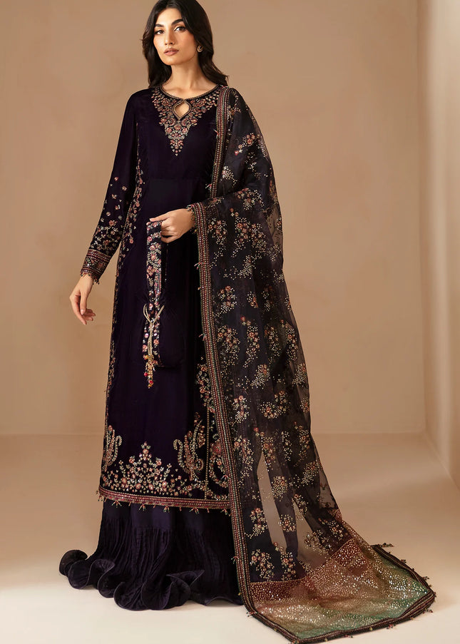 Jazmin | Embroidered Velvet Formal VF-2027