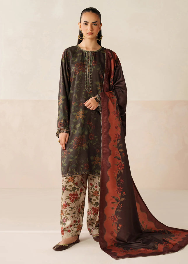 Baroque | Embroidered Viscose Silk UF-4279