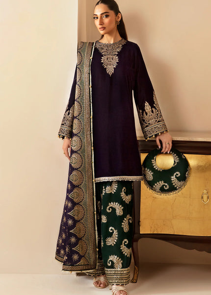 Jazmin | Embroidered Velvet Formal VF-2030