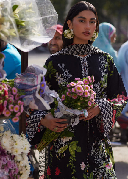 Zaha | Festive Lawn '26 - Midnight Bloom