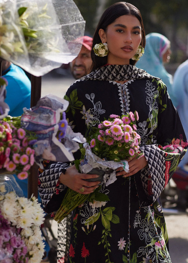 Zaha | Festive Lawn '26 - Midnight Bloom