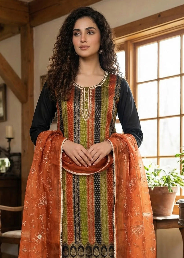 Viscose Printed and Weaved Pant Style Suit Series