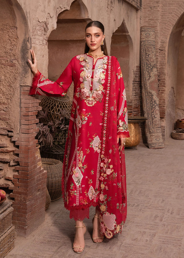 Saira Shakira | Luxury Lawn '26 -  Rose