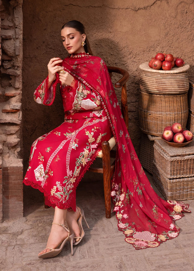 Saira Shakira | Luxury Lawn '26 -  Rose
