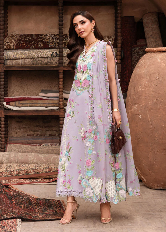 Saira Shakira | Luxury Lawn '26 -  Rose