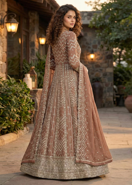 Georgette Embroidered Anarkali Series