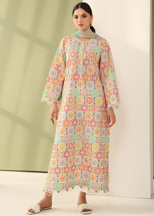 Baroque | Embroidered Printed Lawn UF-4178