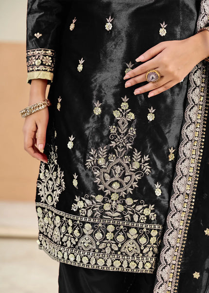 Velvet Embroidered Pant Style Suit Series