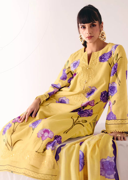 Cotton Printed and Embroidered Pant Syle Suit Series
