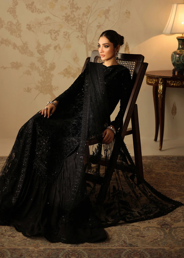 Baroque | Embroidered Velvet UF-4320