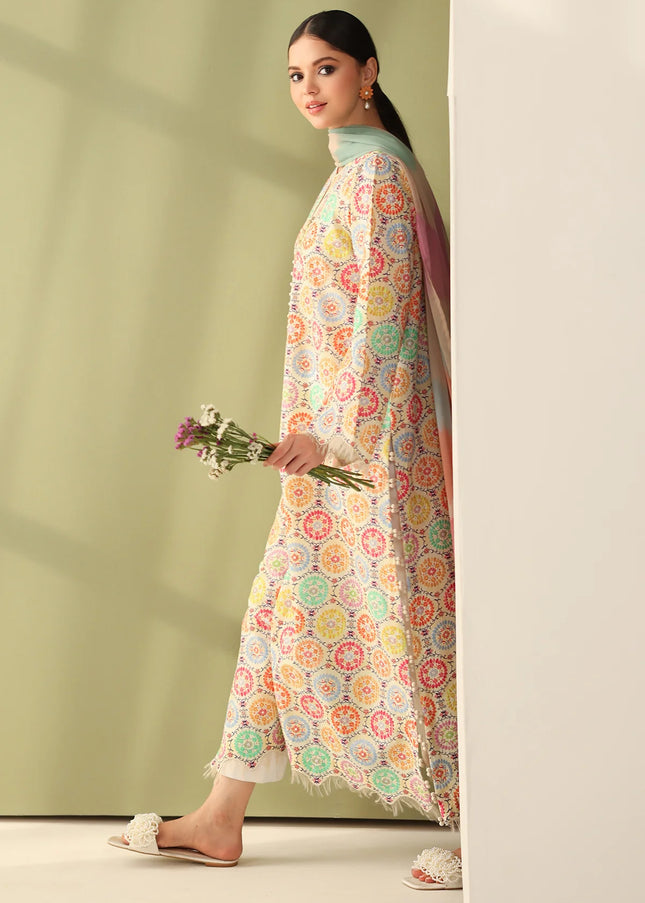 Baroque | Embroidered Printed Lawn UF-4178