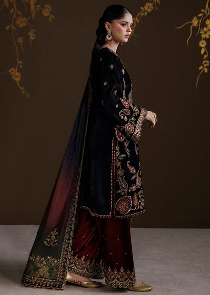 Baroque | Embroidered Velvet UF-4547