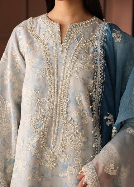 Baroque | Embroidered Cotton Net UF-4485