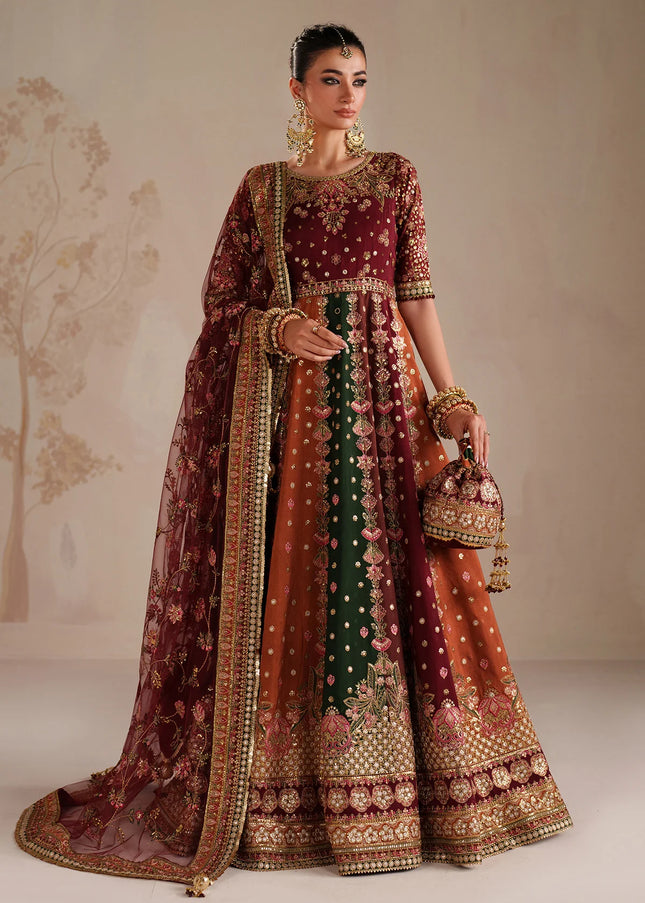 Baroque | Embroidered Raw Silk UF-4366