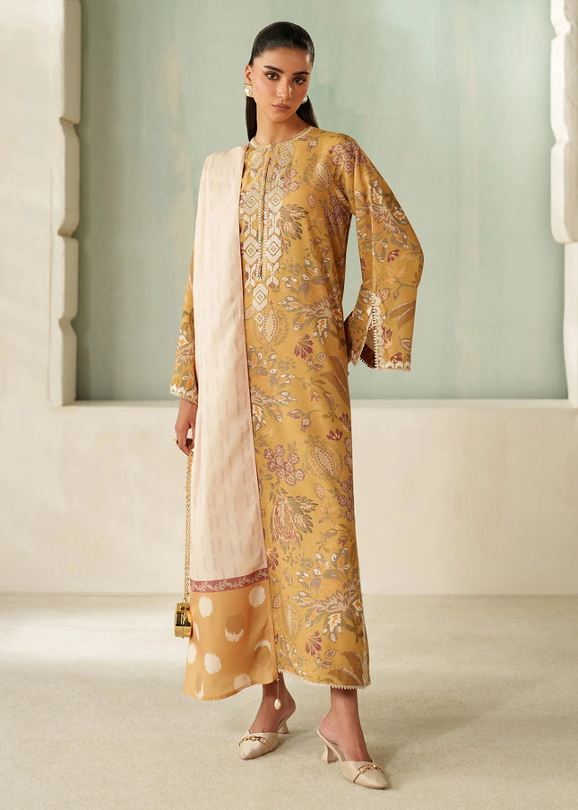 Baroque | Embroidered Khaddar UF-4326